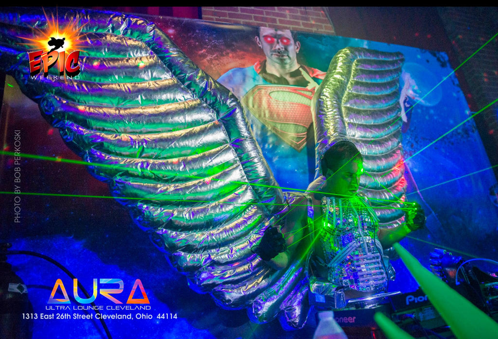 Epic party at Aura Lounge in Cleveland