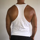 Muscle Tank White / Gold