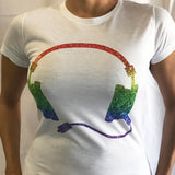 Rainbow Headphone T-shirt
